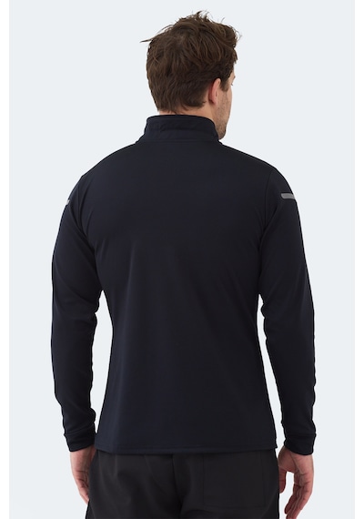 Slazenger Intımate I Erkek Dik Yaka Fermuarlı Lacivert Sweatshırt Lacivert
