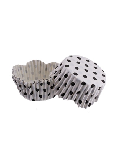 Cupcake Kalıbı Pet Kapsül Dalgalı Kek Kalıbı 65X38 Mm 100 Adet N11.1124