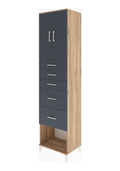 Hyperion Dolap 2 Raflı 5 Çekmeceli 2 Kapaklı 60x44x243 Çam-antrasit Atlas Çam Hyperion Dolap 2 Raflı 5 Çekmeceli 2 Kapaklı 60x44x243 Çam-antrasit Atlas Çam