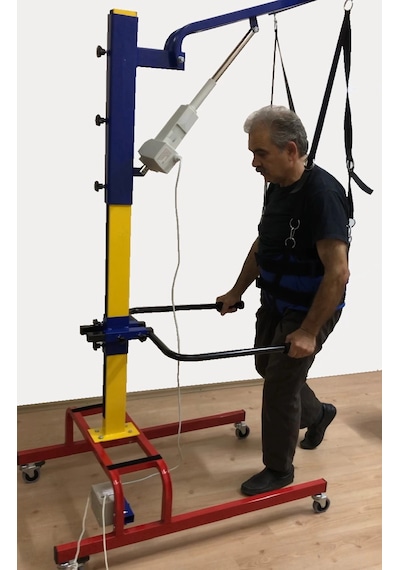 Motorlu Kumandalı Kişisel Yürüyüş Robotu Engelli Lift, Uzay Terapi Ve Denge Egzersiz Sistemi