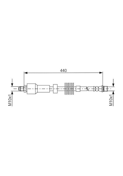 Bosch 1987481688 Ön Fren Hortum Cıtroen C4 Iı 09 18 Ds4 11 15 Esp Siz Araçlar İçin 4806 n6