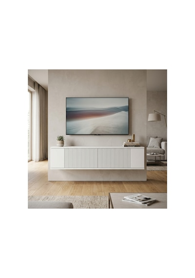 Tda1204b Corsa Duvara Montaj Tv Sehpası Beyaz 120cm