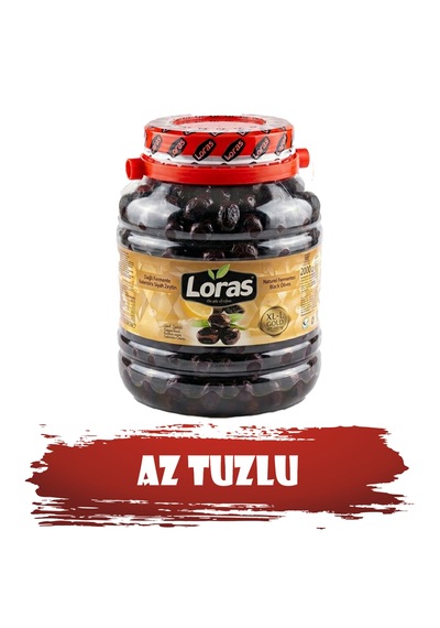 Loras Gemlik Siyah Zeytin Pet Gold Xl-l 2.000 Gr 201 - 260