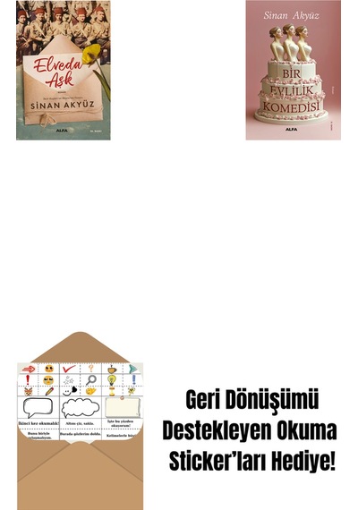 Elveda Aşk + Bir Evlilik Komedisi + Okuma Sticker'ları