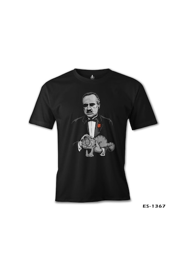 The Godfather - The Cat Siyah Erkek Tshirt