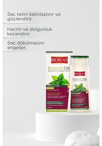Bioblas Şampuan Botanic Oils 360 Ml Isırgan Yağı 82197483