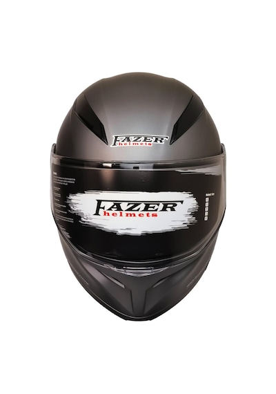 Motosiklet Çene Açılır Kask 22.06 Sertifika Güneş Vizörü Motor Kaskı Grey Gri