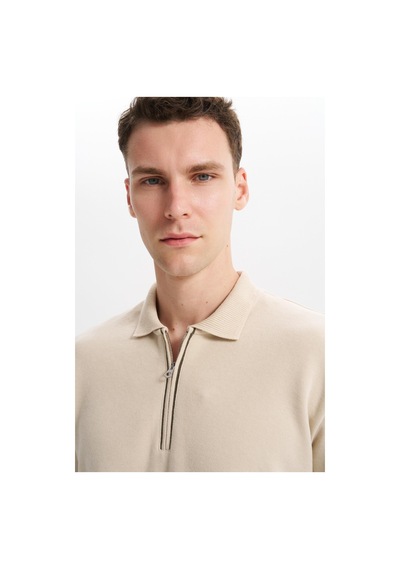 AR-MA Arma Erkek Selanik Kumaş Polo Yaka Yarım Fermuarlı Regular Fit Sweatshirt Kazak K30554697902 Bej AR-MA Arma Erkek Selanik Kumaş Polo Yaka Yarım Fermuarlı Regular Fit Sweatshirt Kazak K30554697902 Bej