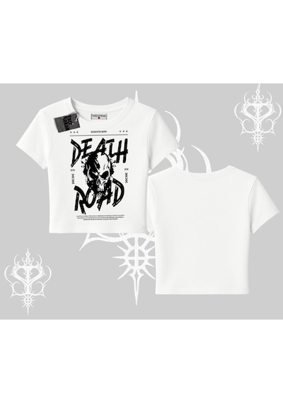 Tarzsokak Babby Tee Tshirt Death Road Memento Mori Street Manifest Beyaz