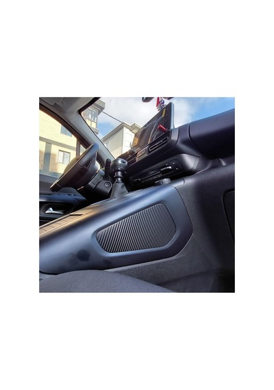 Peugeot Rifter İle Uyumlu Iç Trim Kaplama Sticker Set Fırçalı Siyah