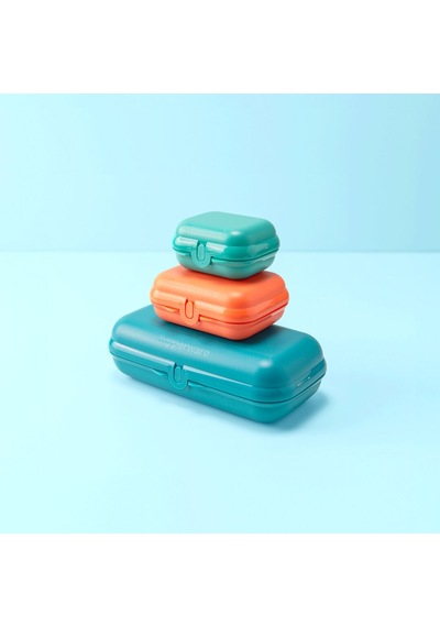Tupperware  Buzdolabı Gıda Saklama Kabı 3'lü Set Renkli