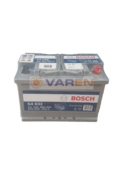 Bosch 12V 74 Ah 680 En (Standart 72 Amper Ebatında) 507492291 Akü
