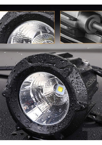 30w Yuvarlak Tek Ledli Sis Farı Off Road Çalışma Tekne Lambası
