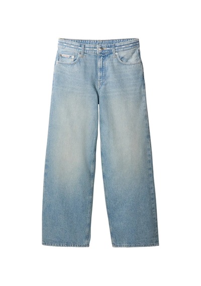 Calvin Klein Low Rıse Baggy Fresh, Yp3 Mavi Kadın Kot Pantolon