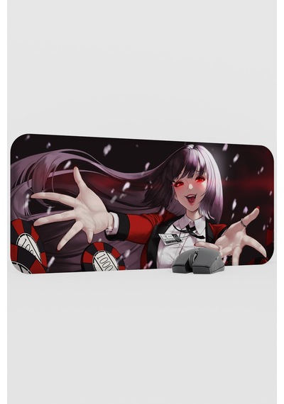 Kakegurui Anime V1 - 70x30 Xl Gaming Kauçuk Kaymaz Taban Mouse Pad Fare Altlığı