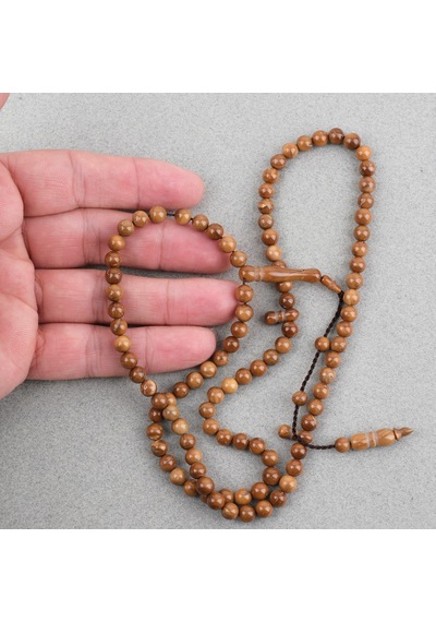 Orijinal Doğal Kuka 99'luk Küre Kesim 6mm Namaz Tesbihi