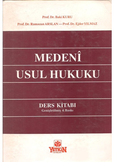 Medeni Usul Hukuku Ders Kitabı İmzalı