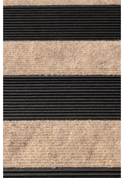 Ps033a Bej Kaymaz Taban Nem Alıcı Toz Alıcı Kapı Önü Paspası Uv Dayanıklı 45x70 Cm