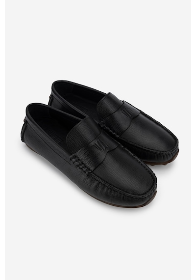 Valmenti Erkek Hakiki Deri Siyah Loafer Ayakkabı 1202 500-118 Erk Ayk Y26 Sıyah Srz Fl