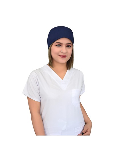 Hemşir, Hemşire Bonesi, Doktor Bonesi Ve Cerrahi Bone ,düz Lacivert Bone Tek Renk