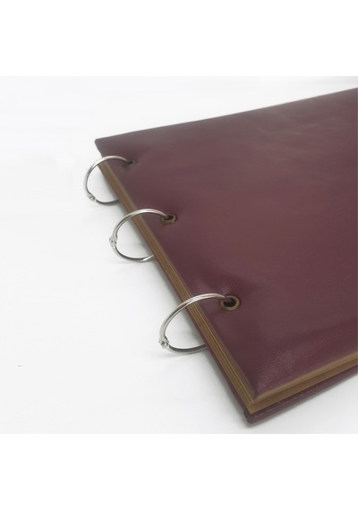 Fixall 29 x 21 CM 20 Yaprak Özel Tasarımlı Deri Kapaklı Yapışkanlı Albüm