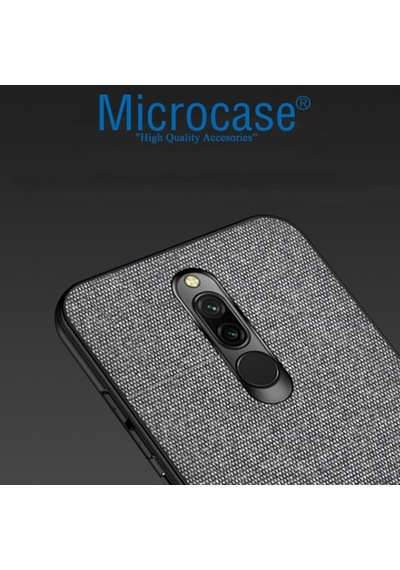 Microcase Xiaomi Redmi 8 Fabrik Serisi Kumas & Deri Desen Kilif 396571541