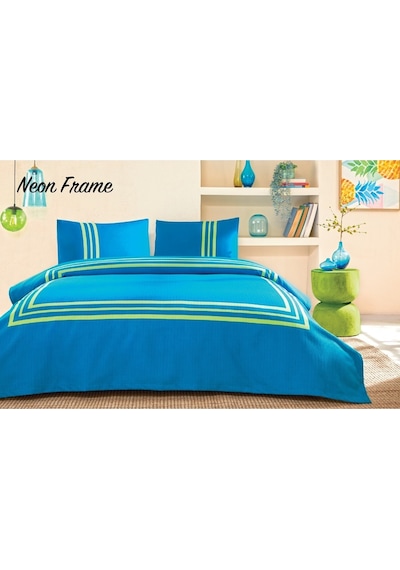 Neon Frame Tek Kişilik Pike Takımı Mavi