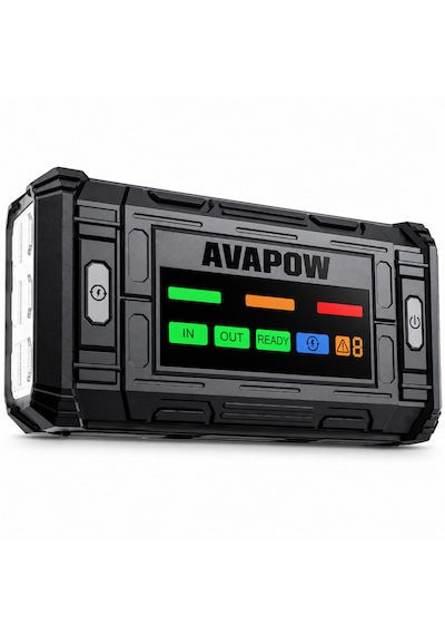 Tj18 Titan Seri 12000mah 2000a Bitmiş Aküyü Çalıştıran Jump Starter Taşınabilir Akü Takviye Cihazı