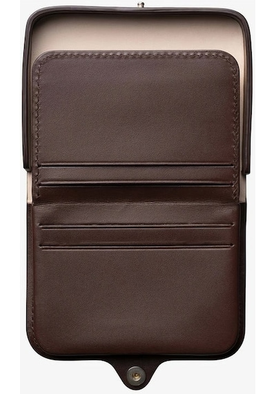 A.p.c Josh Unisex Lüks Bitkisel Deri Bozuk Para Kesesi Cüzdan Kahverengi