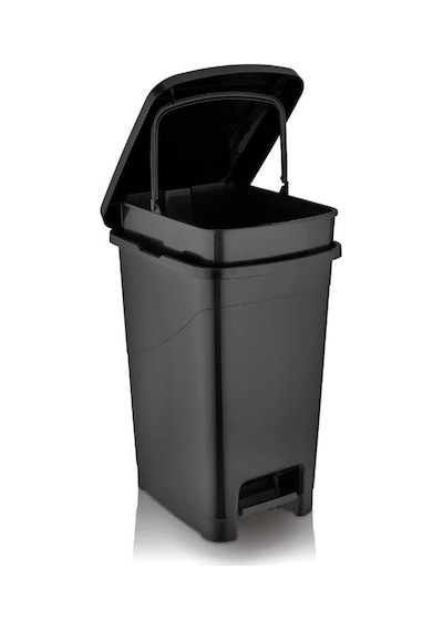 Srl-3030 Slim Pedallı Plastik Çöp Kovası İç Kovalı 40 Lt Siyah Çok Renkli