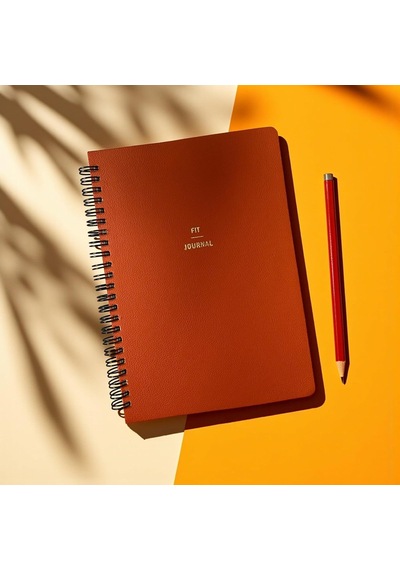 Ayrex Fark Tanıtım 4 Aylık Hedef Ve Egzersiz Planlayıcı Defter, A5 Spiralli, 132 Sayfa, Suni Deri Kapak / Fit Journ Genel