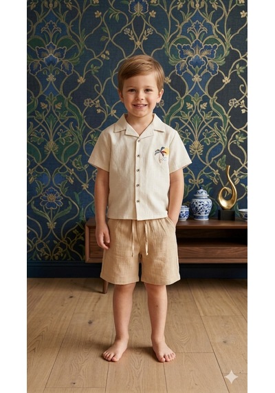 Tuffy Kids Erkek Çocuk 2'li Takım Tfy-7056 Bej