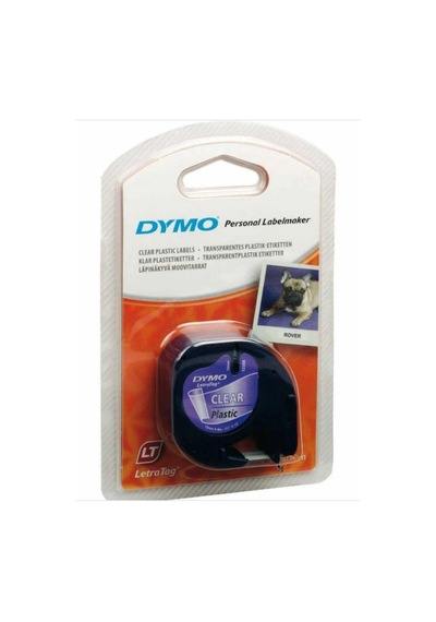 Dymo Letratag Plastik Şerit 12 mm x 4  Mt Şeffaf 12267 S0721530