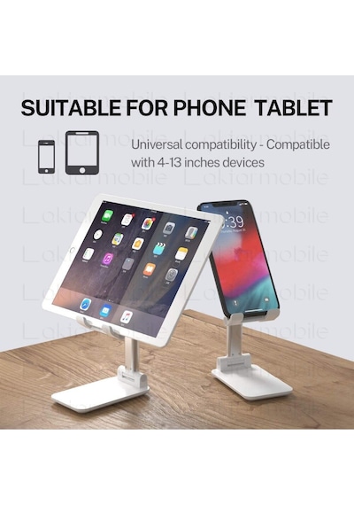 Masa Üstü Telefon Standı Tablet Tutucu Ayarlanabilir Yükseklik