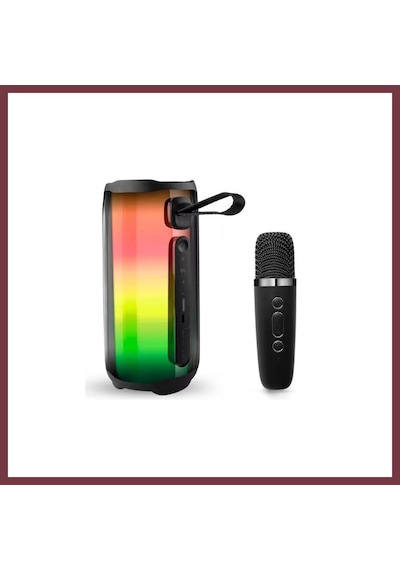 Storeşahin Pluse 5 Mikrofonlu Rgb Kablosuz Hoparlör - Siyah Shn0720