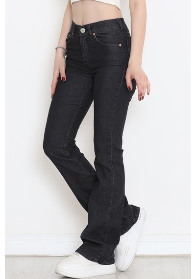 Mokashopin - İspanyol Paça Kot Pantolon Füme - 18201.1431. 001
