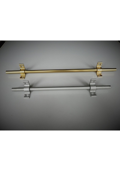 Merdiven Dip Çubuğu - Halı Çubuğu 90cm - Mat Gri