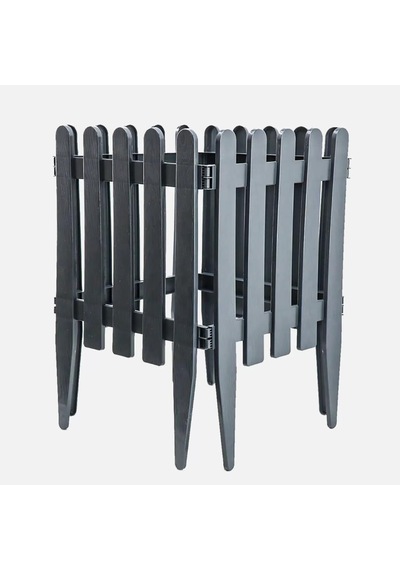 Omnipazar So-ıbc2 Eko İstanbul Bahçe Çiti 4'lü Set 40x59 Cm Antrasit