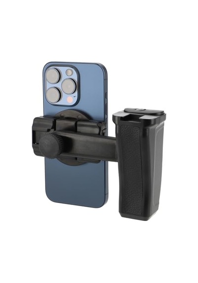 Ayrex Ayex Manyetik Vlogging El Gribi / Bluetooth Uzaktan Kumandalı Telefon Tutucu / Tripod Ve Cold Shoe Uyumlu