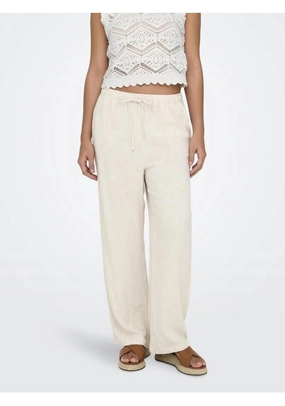 Only Onlsıesta Mw Pull-up Lınen Bl Pnt Noos Kadın Gri Pantolon - 15322263