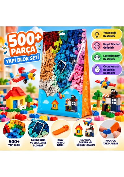5247 Classıc Brıcks 500+prç
