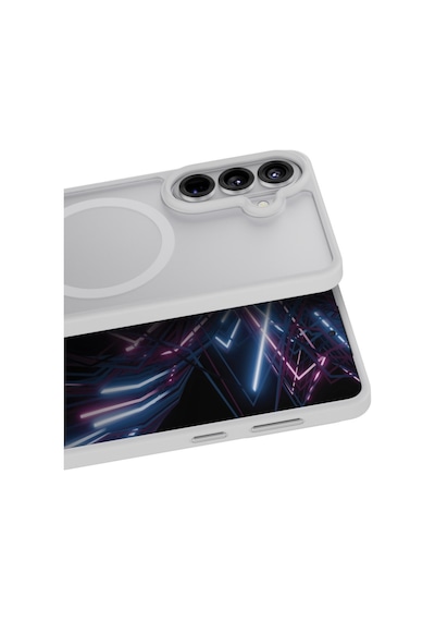 Samsung Uyumlu Galaxy S26 Plus Kılıf Veren Serisi Buzlu Transparan Şık Tonlama Koruyucu Magsafe Kapak Beyaz Samsung Uyumlu Galaxy S26 Plus Kılıf Veren Serisi Buzlu Transparan Şık Tonlama Koruyucu Magsafe Kapak Beyaz