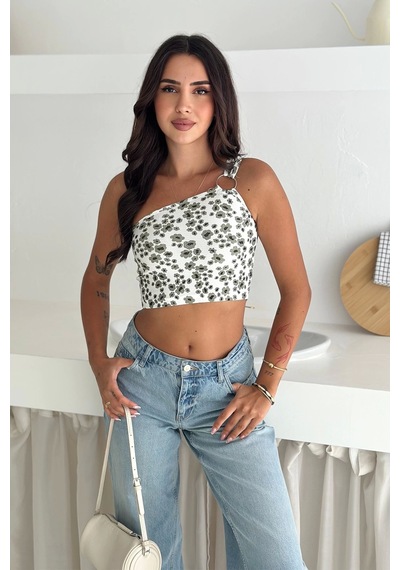 Asprin Fashion Tek Omuz Atlet Haki Haki