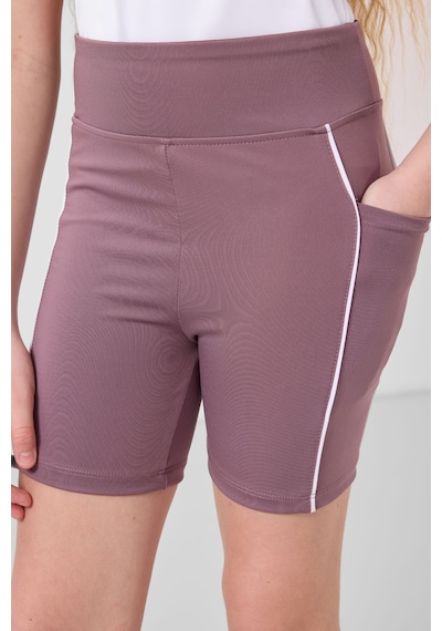 Tommylife Gül Kurusu Esnek Standart Fit Basic Performans Kız Çocuk Tayt - 75189 Gül Kurusu