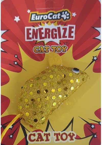 Euro Cat Parıltılı Fare Oyuncak 7 CM
