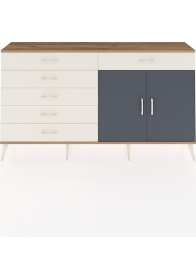 Arges Konsol Tek Raflı 6 Çekmeceli 2 Kapaklı 176x30x99 Çam-antras Çam-antrasit/aytaşı Arges Konsol Tek Raflı 6 Çekmeceli 2 Kapaklı 176x30x99 Çam-antras Çam-antrasit/aytaşı
