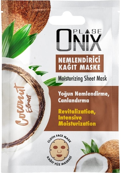 Morfose Onıx Nemlendirici Kağıt Yüz Maskesi 20 Ml Coconut