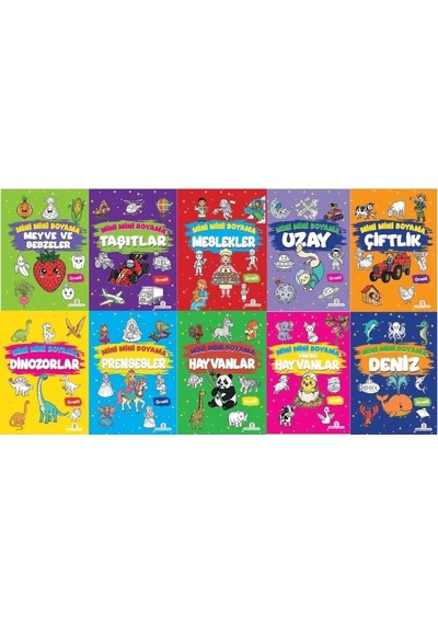 Ers Mini Mini Boyama 10 Lu Takım