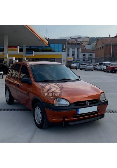 Opel Corsa B 1993-2000 Uyumlu H Lip Esnek Ön Lip 2 Parça Karlık Ön Ek Tampon Altı Dil