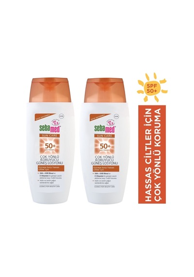 Sun Care 50+ Güneş Losyonu 150 Ml X 2 Adet